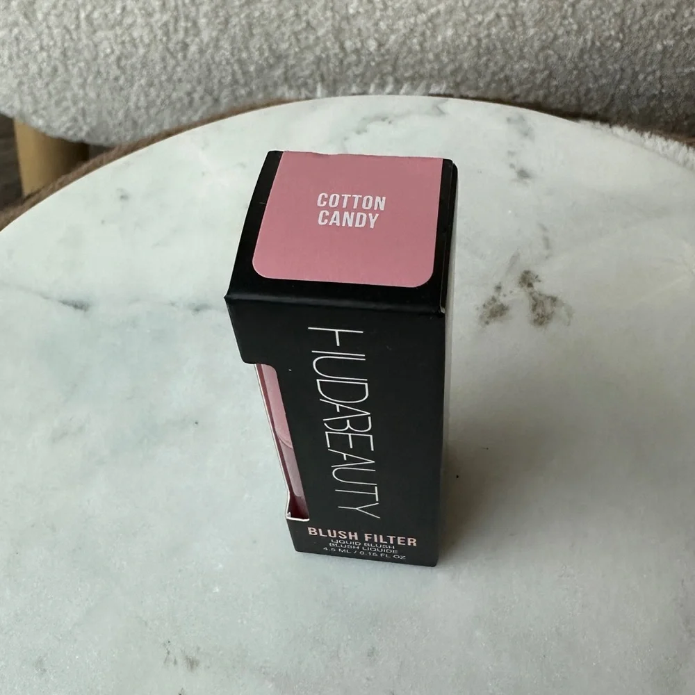 NEW Huda Blush Filter Soft Glow Liquid Blush - Cotton Candy - Baby Pink